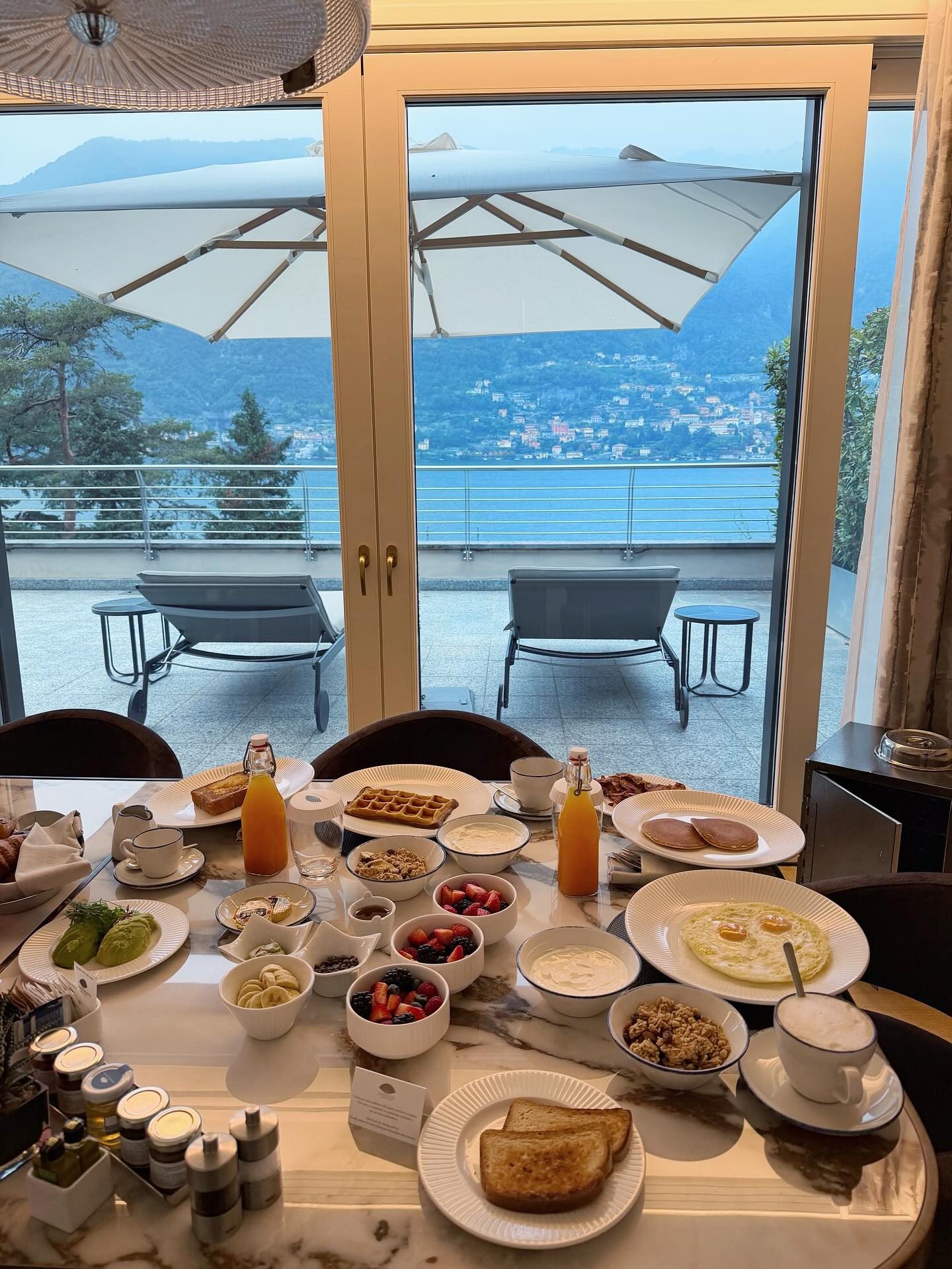 La suite con vista Lago