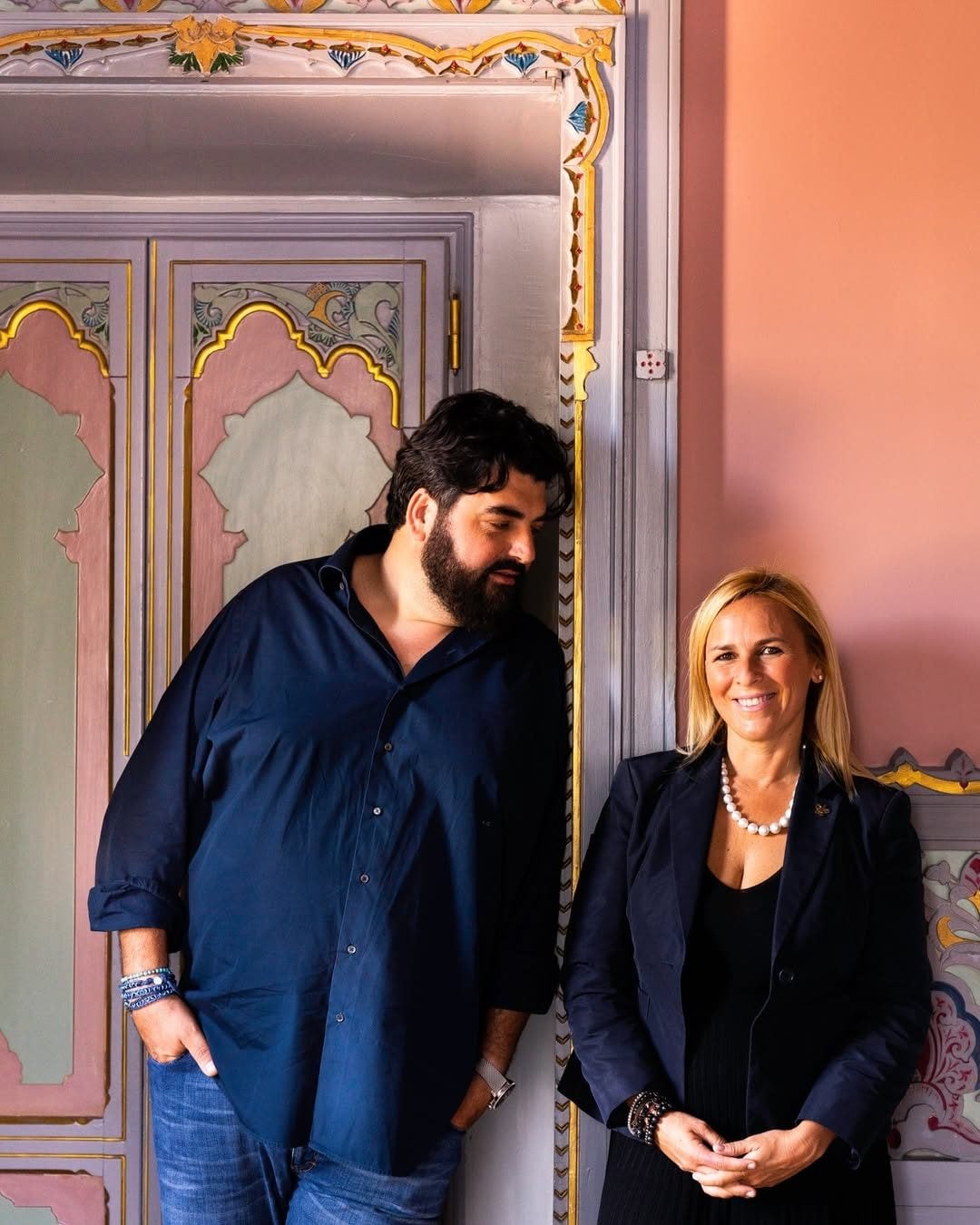 Antonino Cannavacciuolo e Cinzia Primatesta
