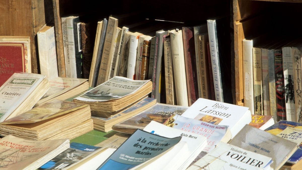 Bécherel, esposizione di una libreria