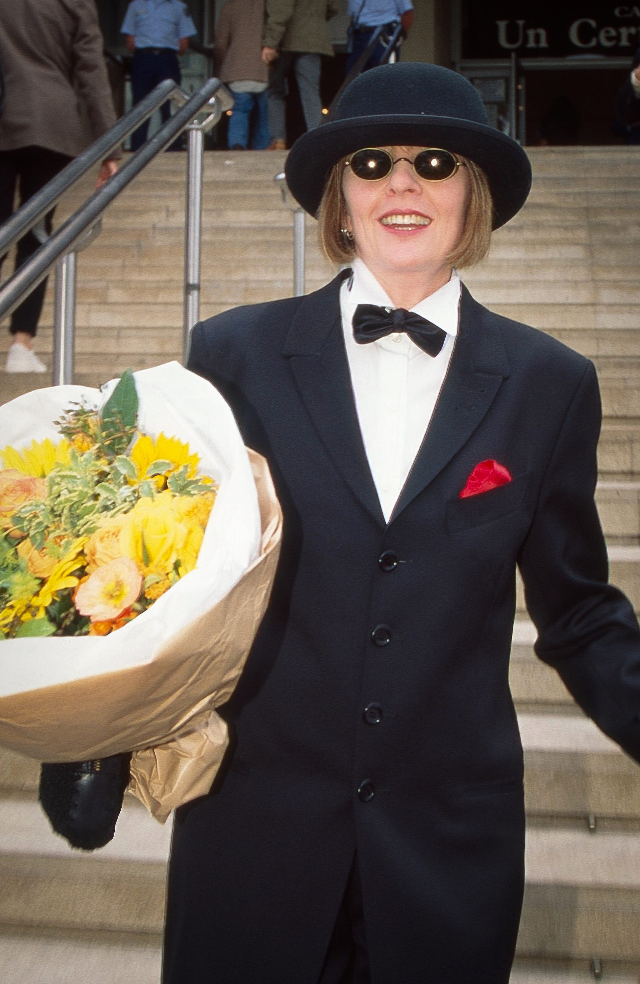 Diane Keaton in smoking