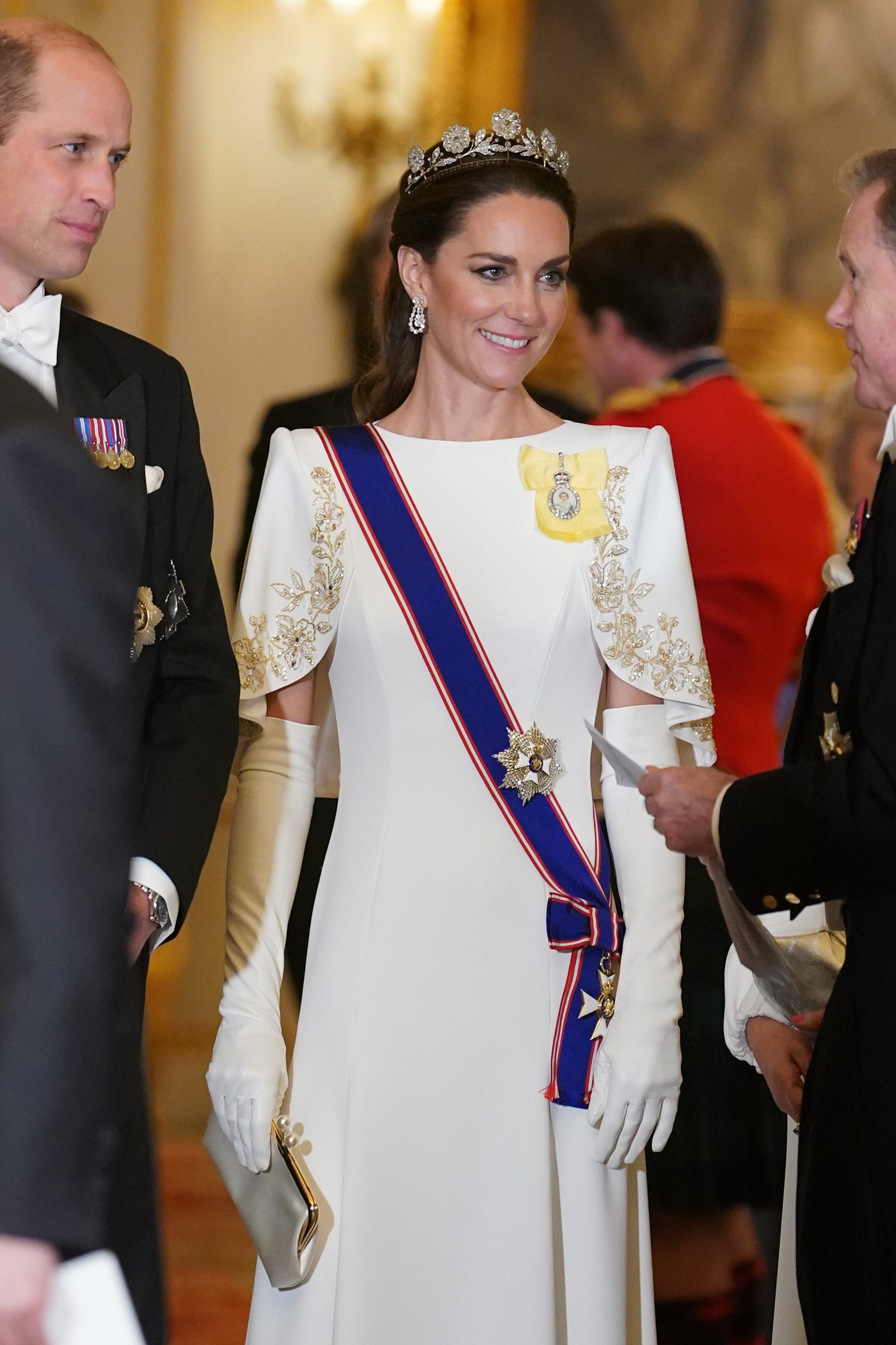 Kate Middleton con la Strathmore Rose Tiara