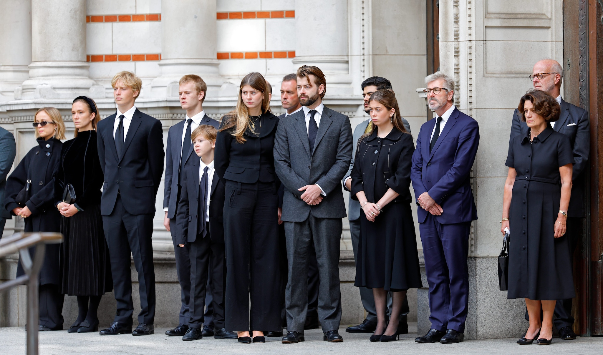 Albert Windsor con la famiglia reale