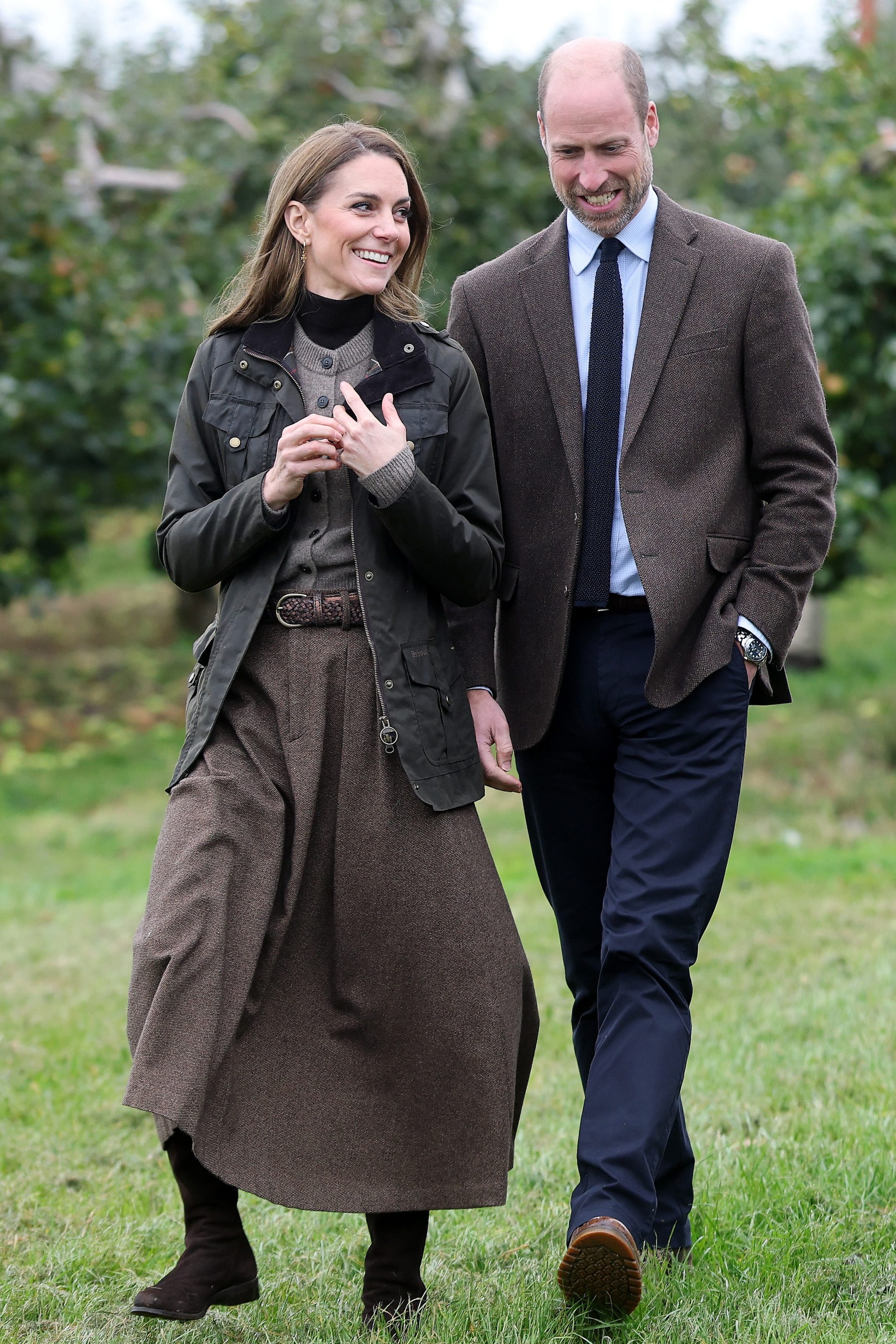 Kate Middleton con gonna Ralph Lauren