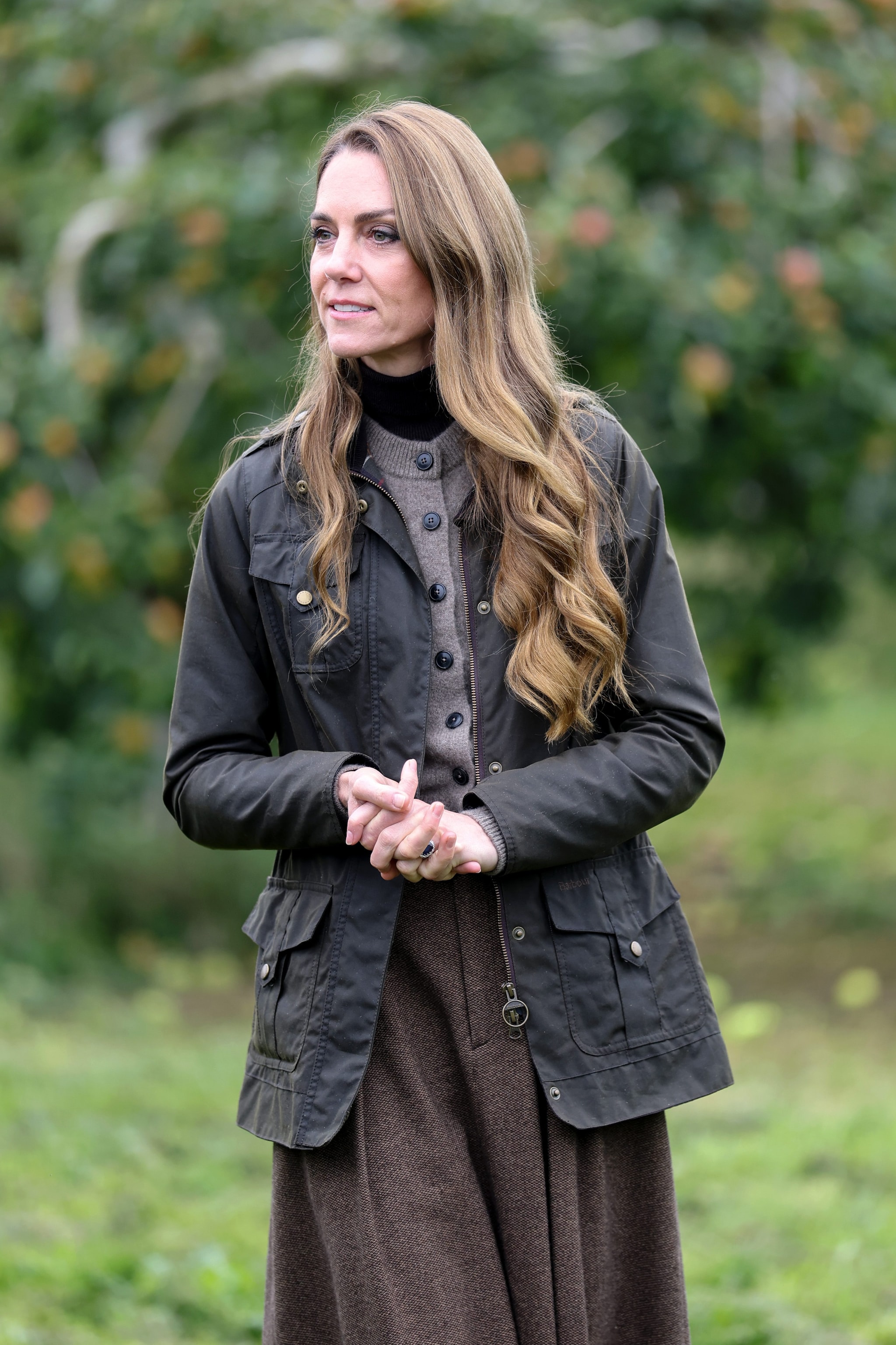 Kate Middleton col Barbour