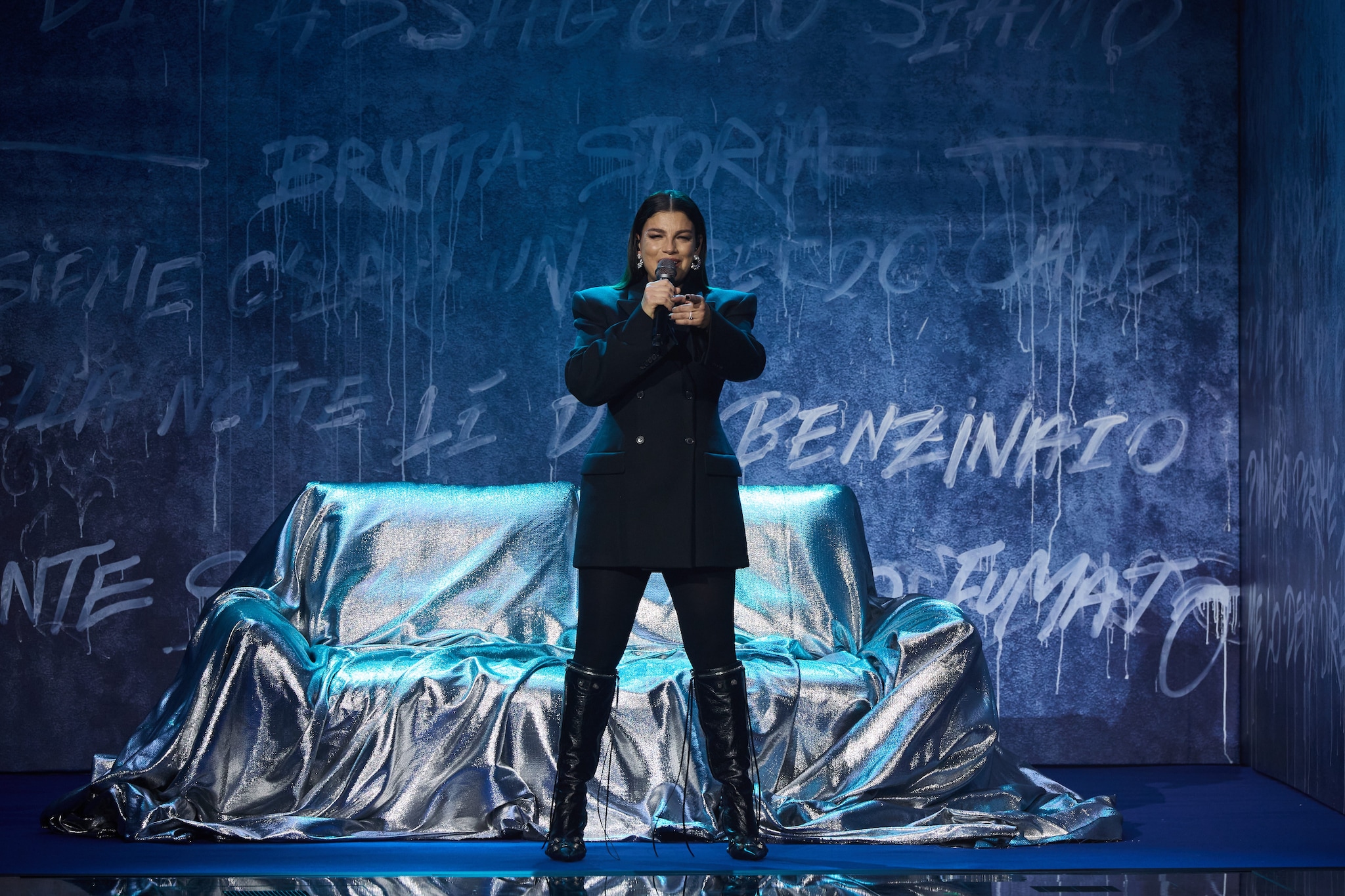 Emma Marrone in Balenciaga