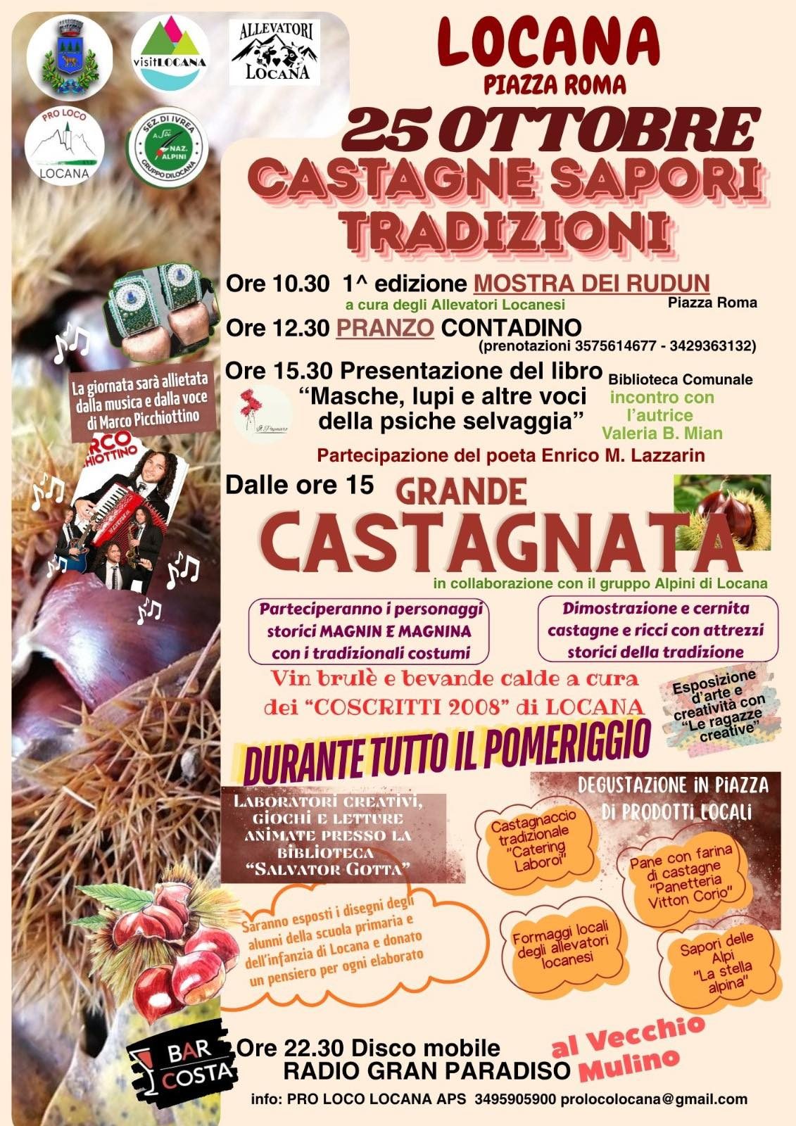 Castagne, sapori e tradizioni a Locana