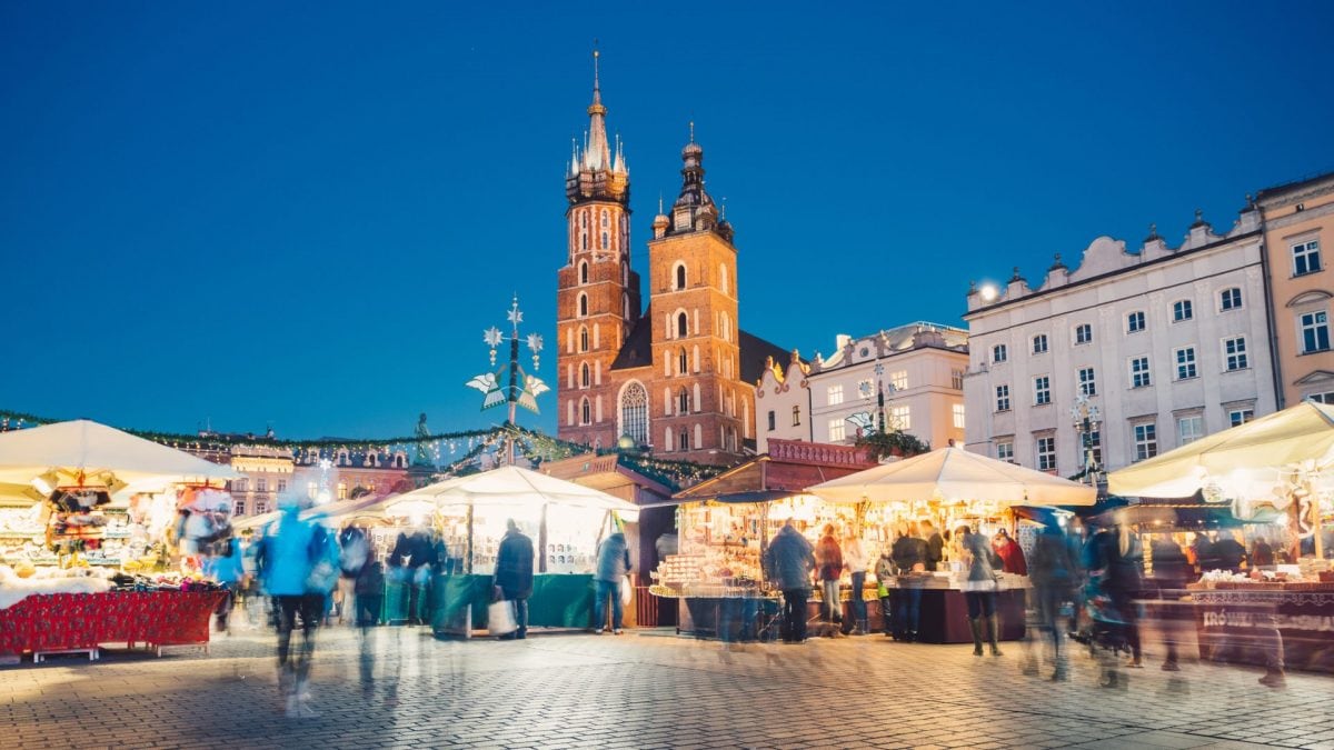 Mercatino di Natale a Cracovia