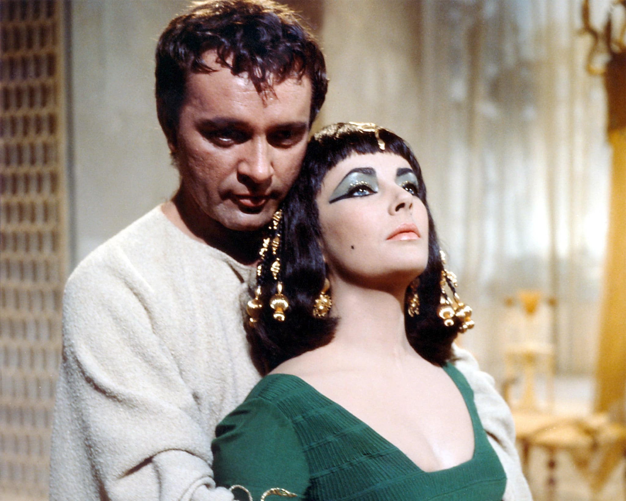 Richard Burton e Elizabeth Taylor nel film Cleopatra
