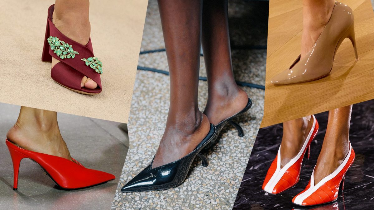 da sinistra in senso orario Stella McCartney, Giambattista Valli, Ferragamo, Balenciaga, Chanel