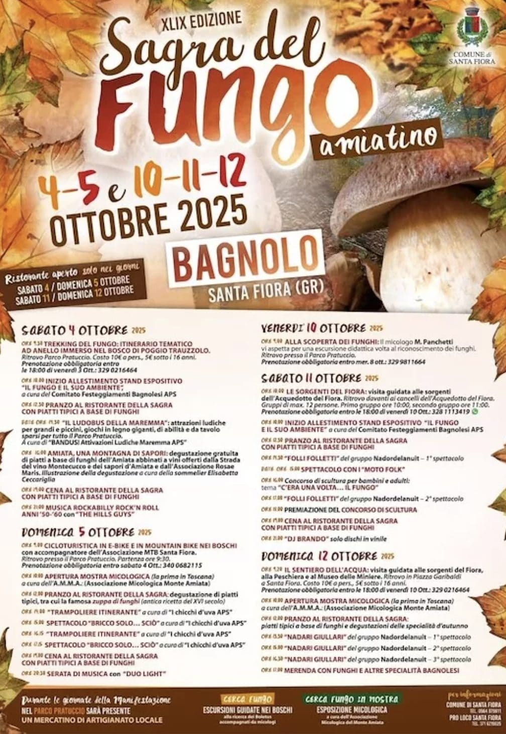 Sagra del fungo amiatino