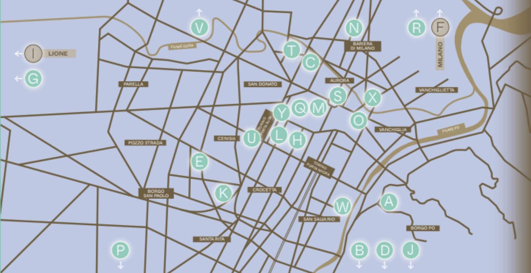 Mappa Luci d’artista