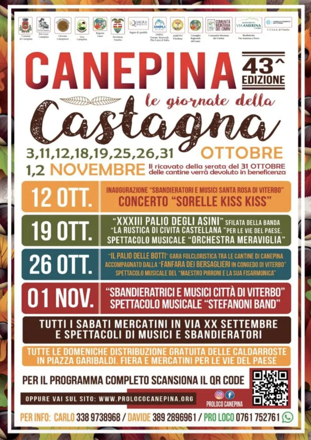 Le Giornate della Castagna, Canepina