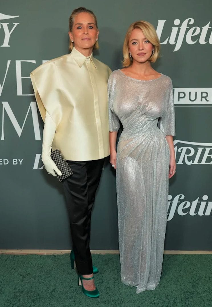 Sydney Sweeney e Sharon Stone