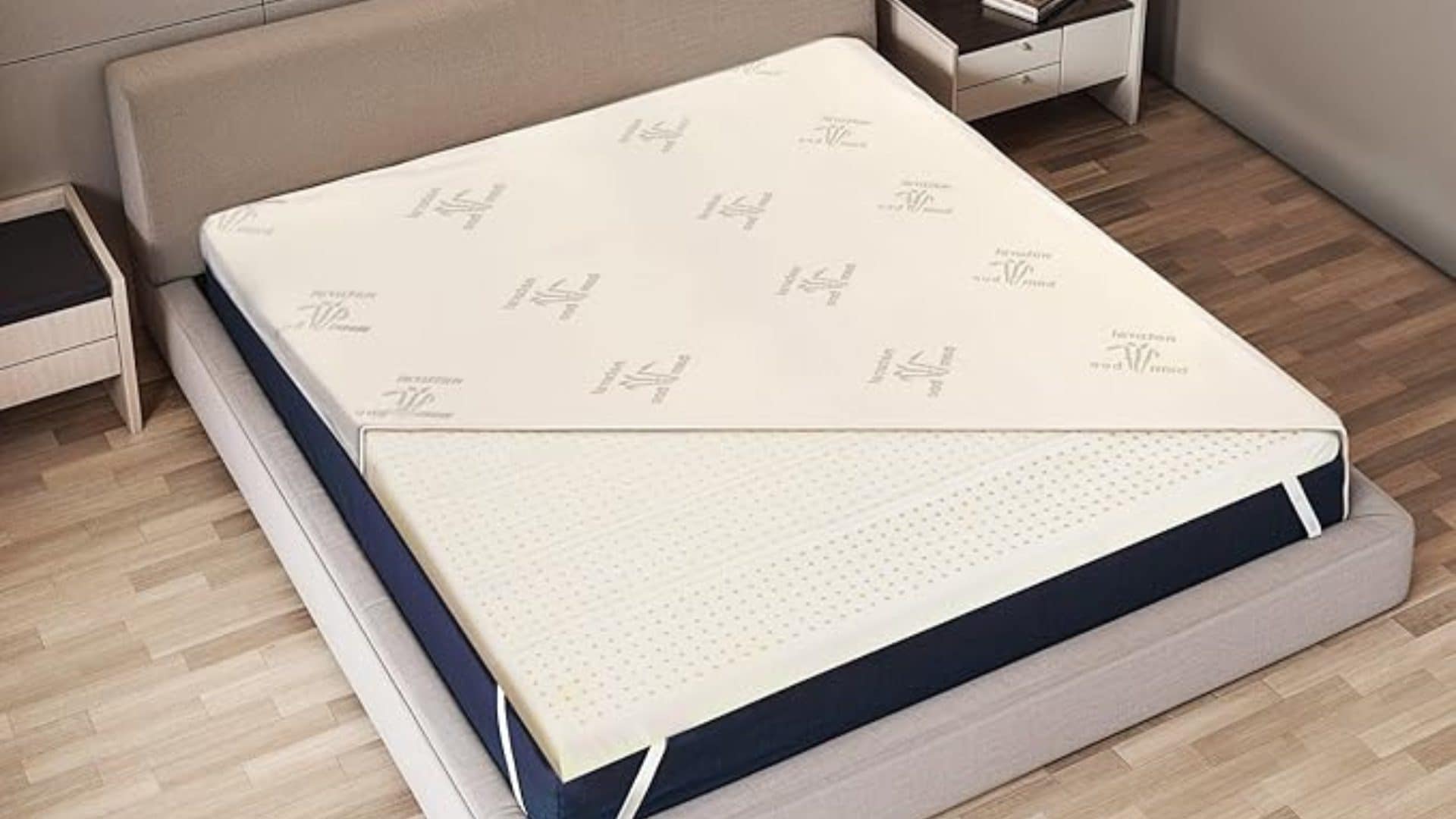 The White Stone Topper per materassi in lattice naturale
