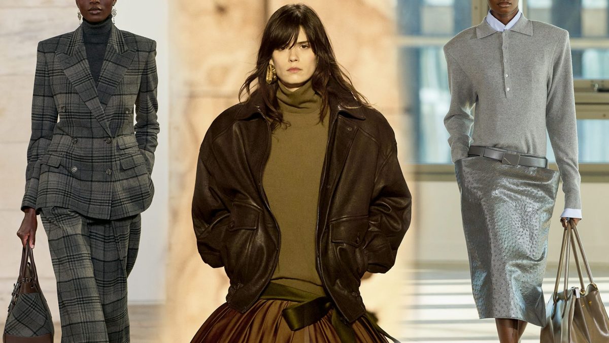 da sinistra Ralph Lauren, Saint Laurent, Stella McCartney