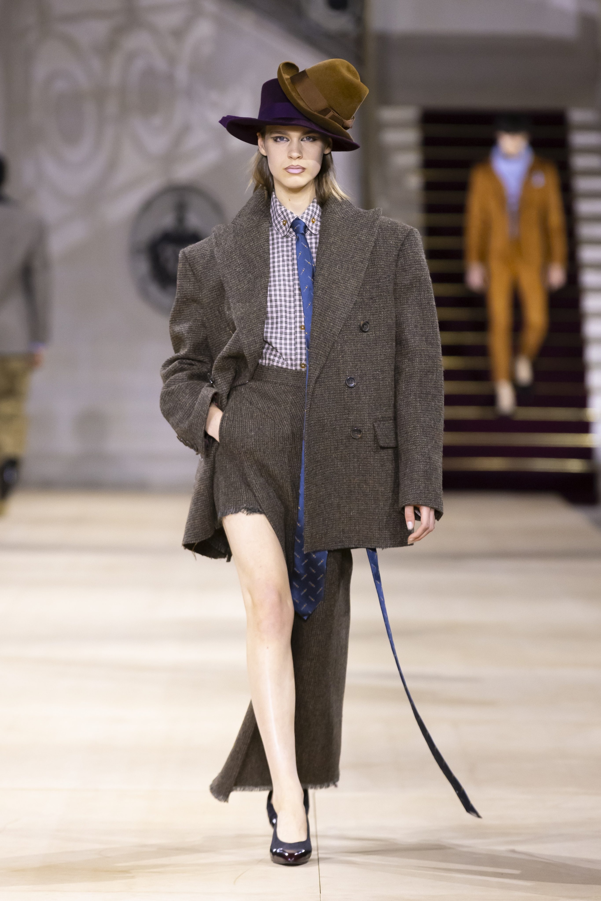 Blazer con spalle extra large di Andreas Kronthaler x Vivienne Westwood