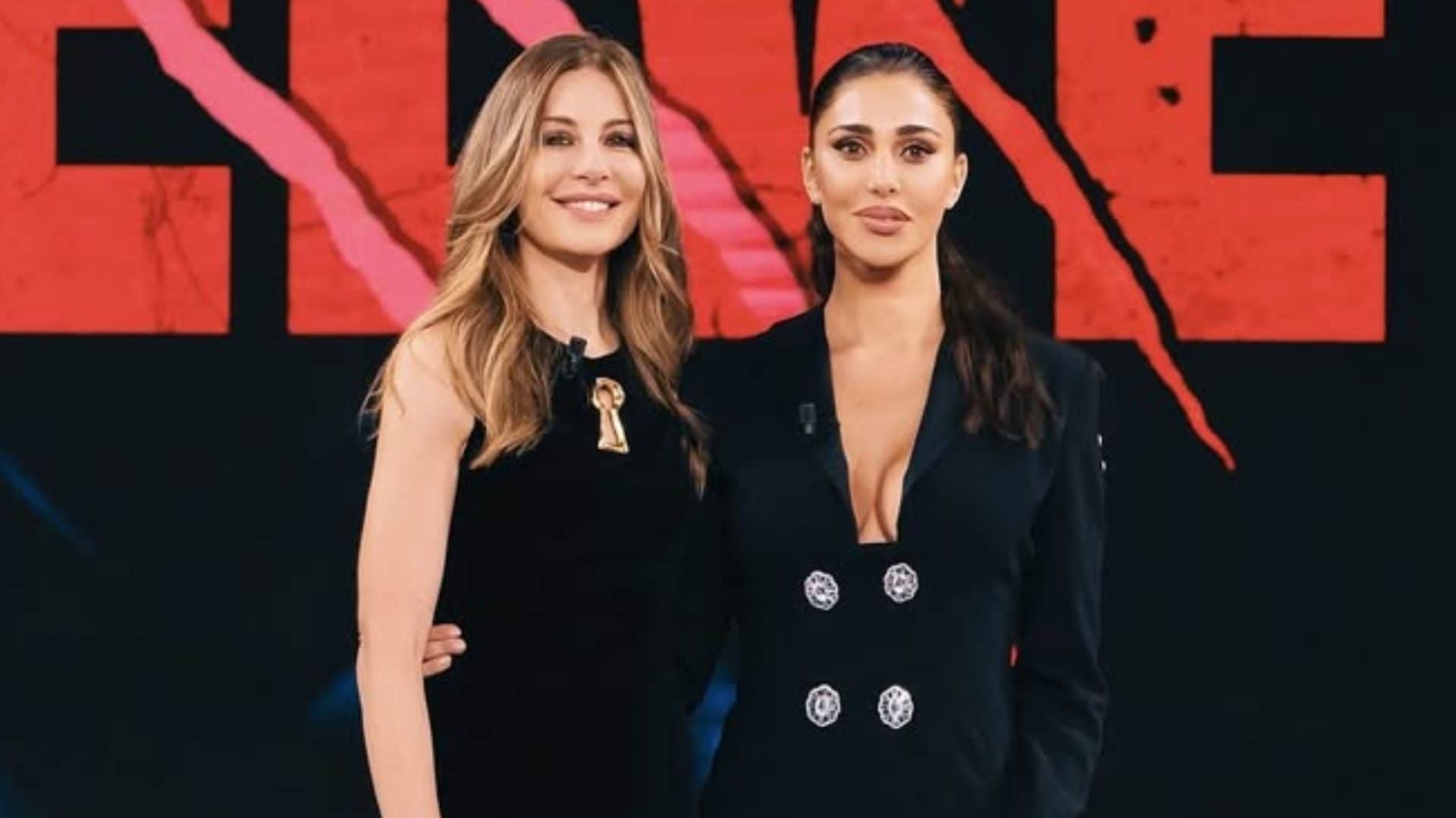 Belén Rodriguez ospite a Belve: quanto costa l'abito con maxi spacco e scollatura