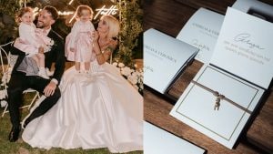 Cosa hanno regalato Veronica Peparini e Andreas Muller agli invitati: il significato