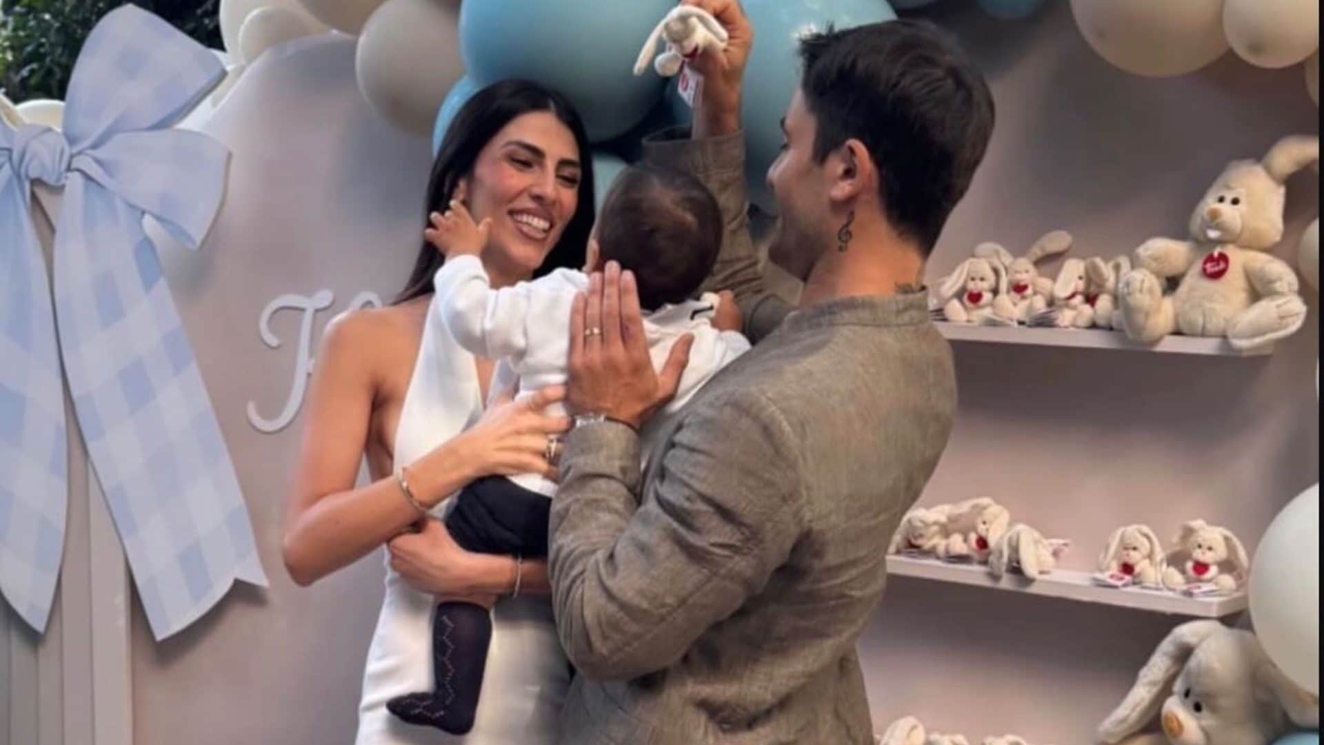 Cosa ha indossato Giulia Salemi per il battesimo del figlio Kian