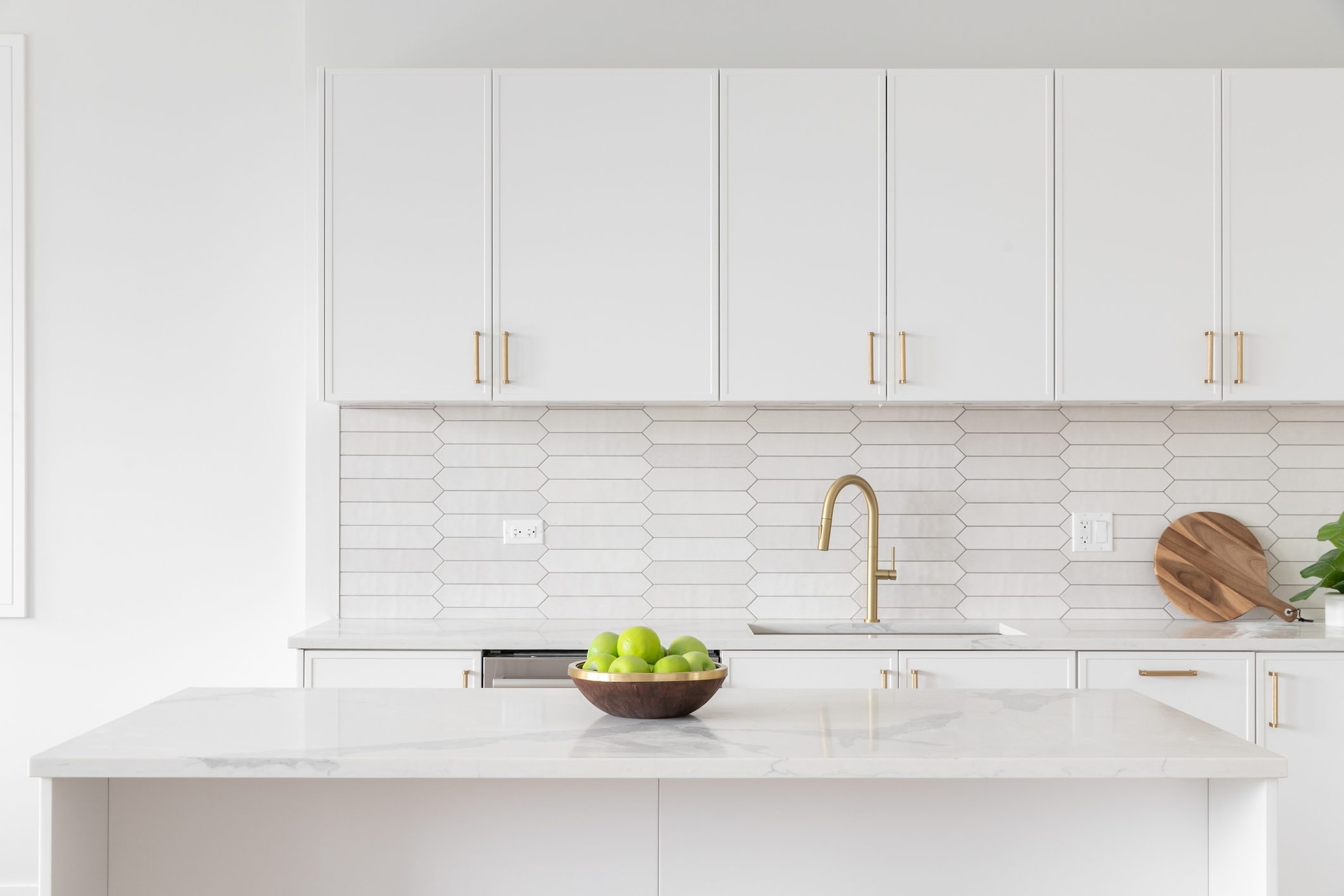 Cucina bianco gesso