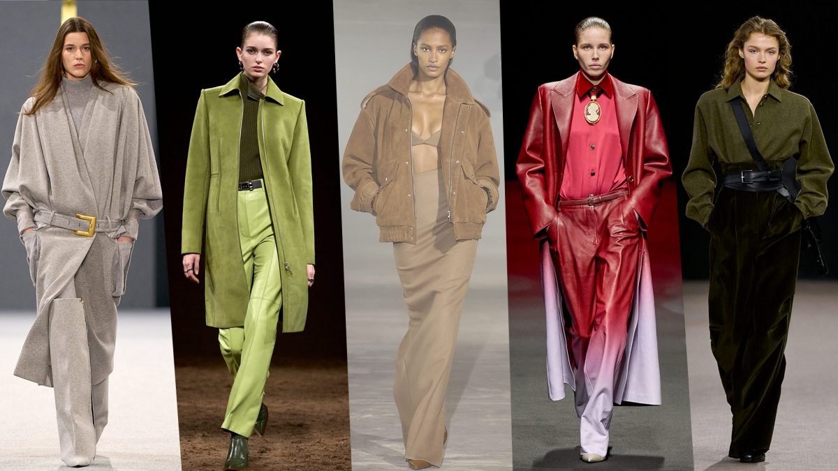 da sinistra Balmain, Hermes, Ludovic de Saint Sernin, Roberto Cavalli, Max Mara