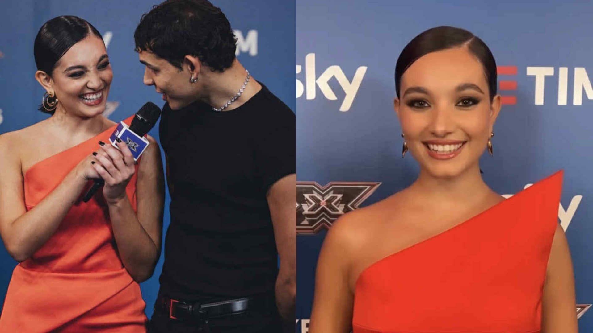 Il vestito con lo scollo "a punta" di Mariasole Pollio a X-Factor è iconico (e costa quasi 2mila euro)