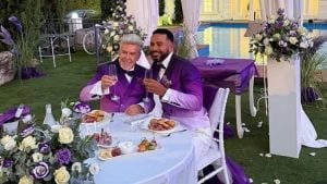 Il matrimonio in viola di Alviero Martini