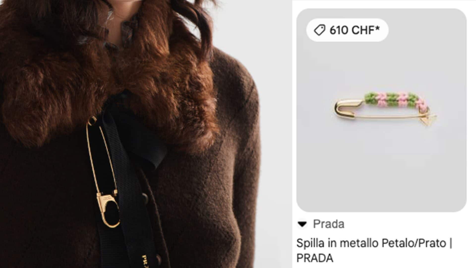 Perché tutti parlano della spilla di Prada che costa 600 euro