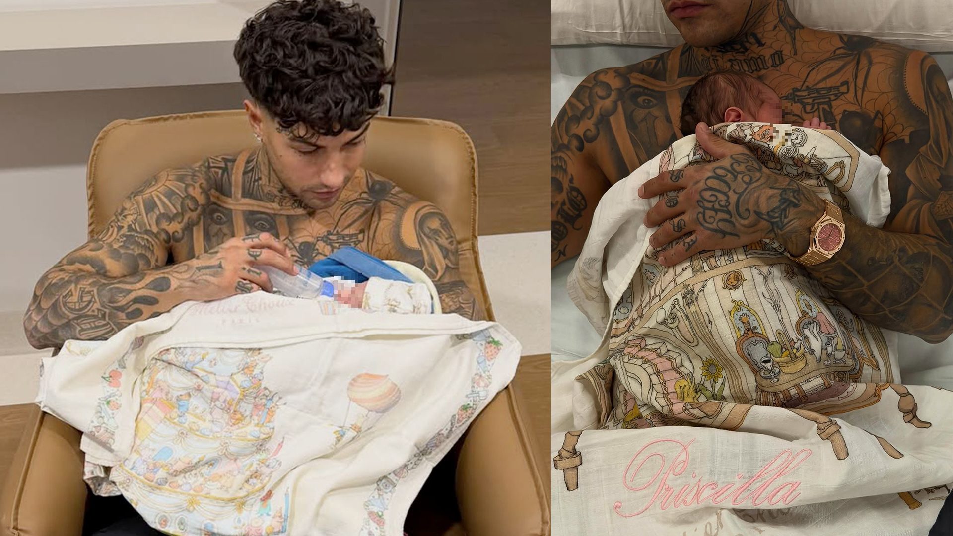 Chi ha disegnato e quanto costa la prima copertina di Priscilla, figlia di Giulia De Lellis e Tony Effe