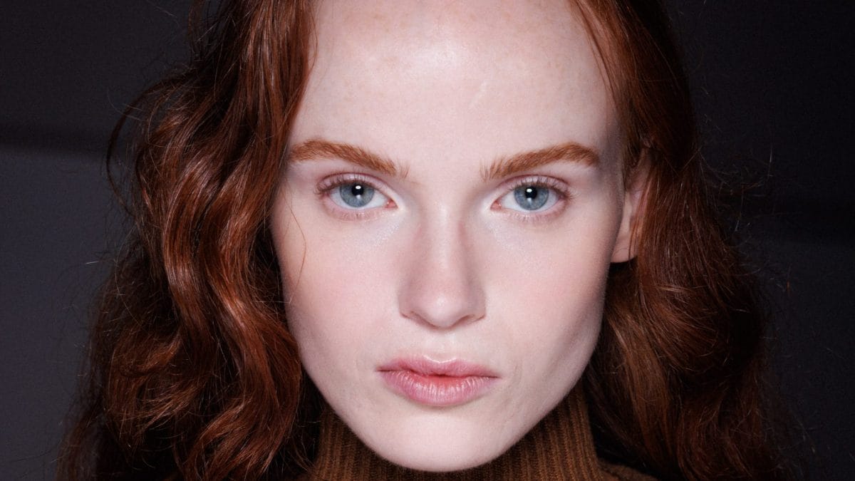 Make–up con finish opaco dalla passerella di Max Mara