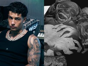Il nuovo tatuaggio di Tony Effe: cosa raffigura il disegno che gli ricopre la schiena