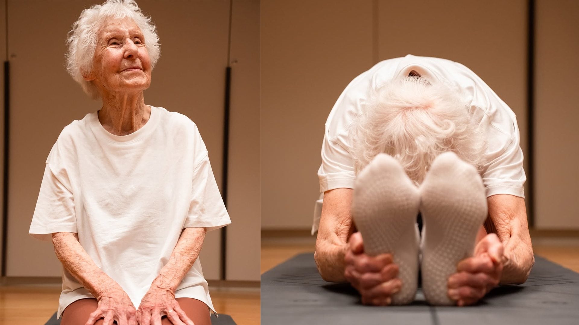 Charlotte Chopin insegnante di yoga di 102 anni: la sua storia è un inno al "non è mai troppo tardi"