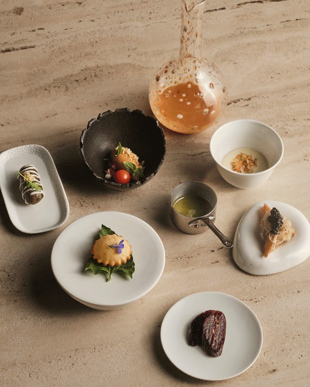 I piatti di Michelangelo Mammoliti