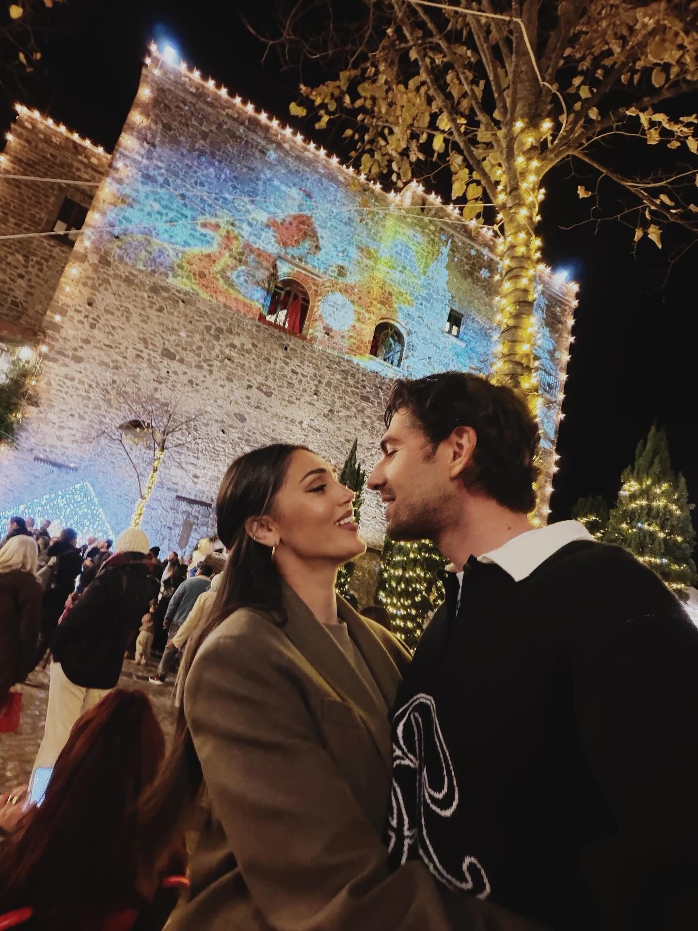 Cecilia Rodriguez e Ignazio Moser al castello di Limatola