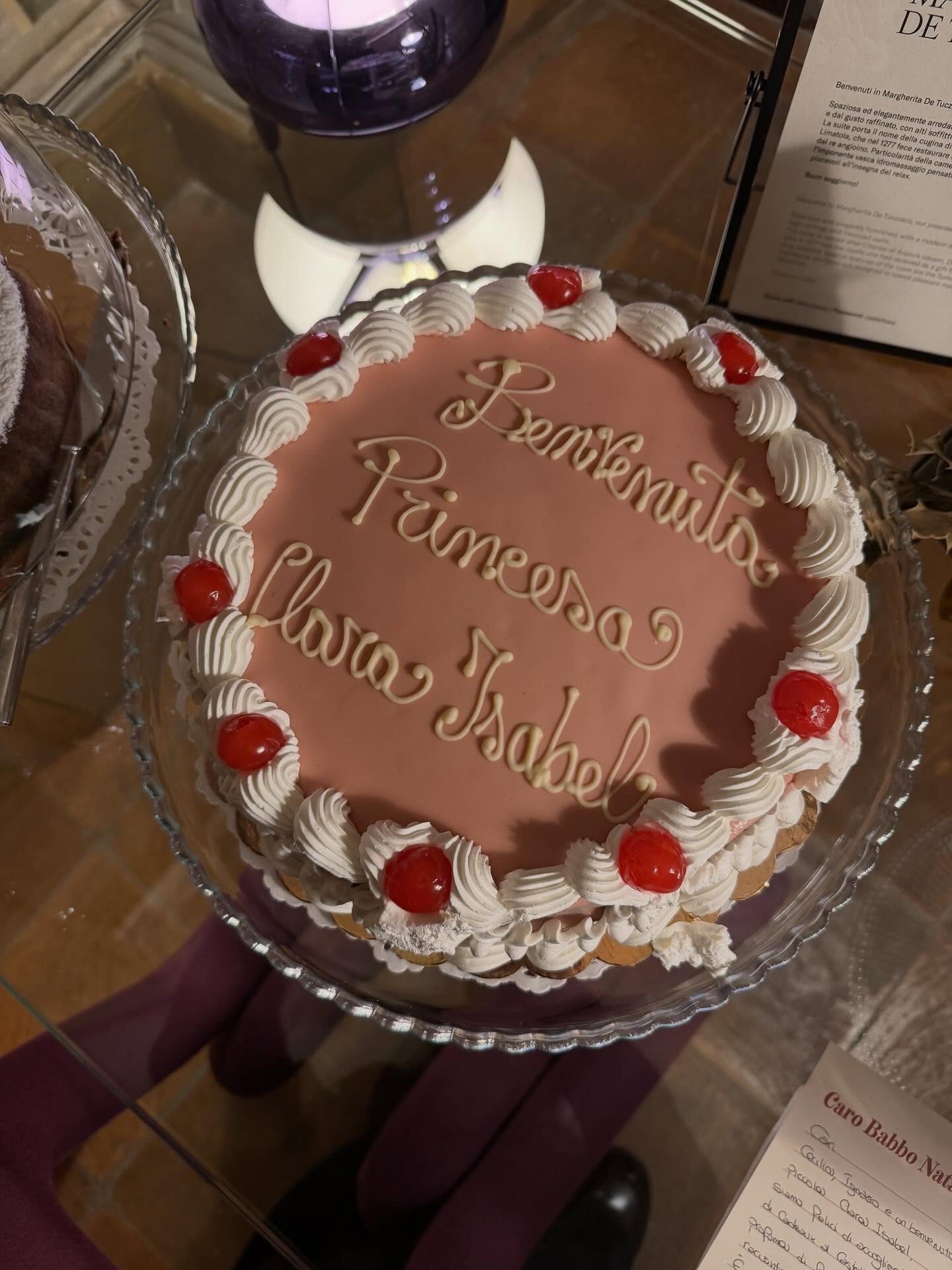 La torta personalizzata per Clara Isabel