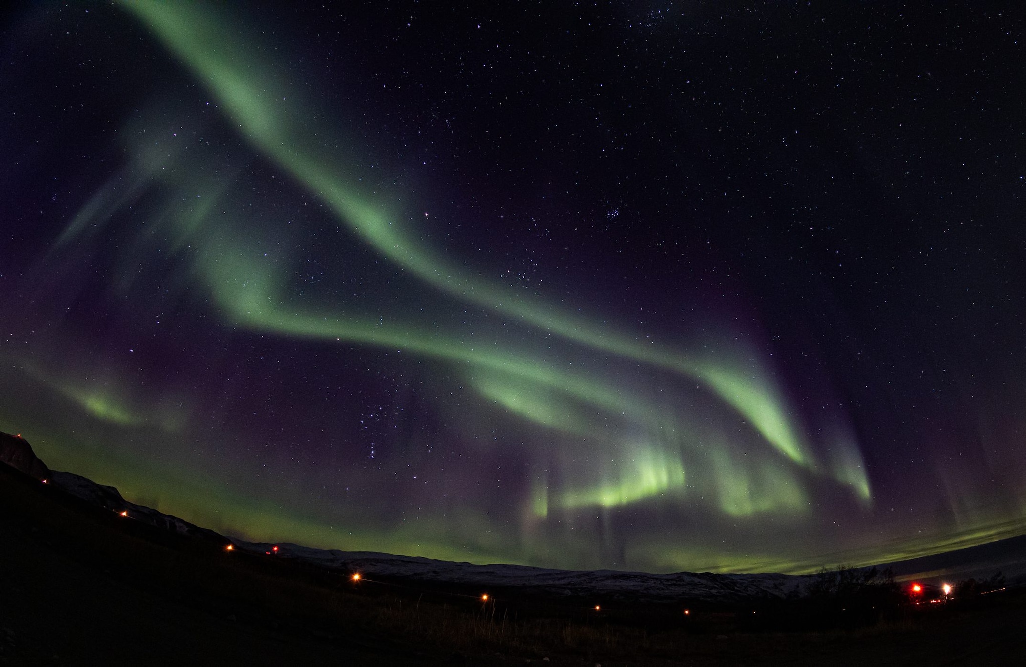 Aurora boreale in Groenlandia, Kangerlussuaq