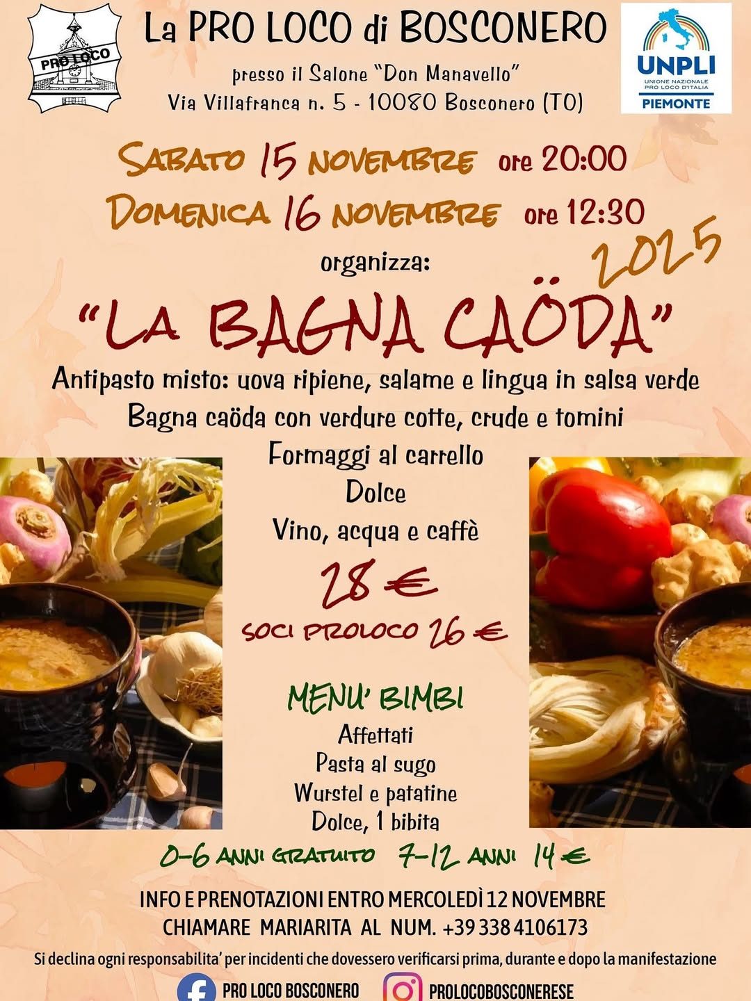 Festa della Bagna Caoda a Bosconero