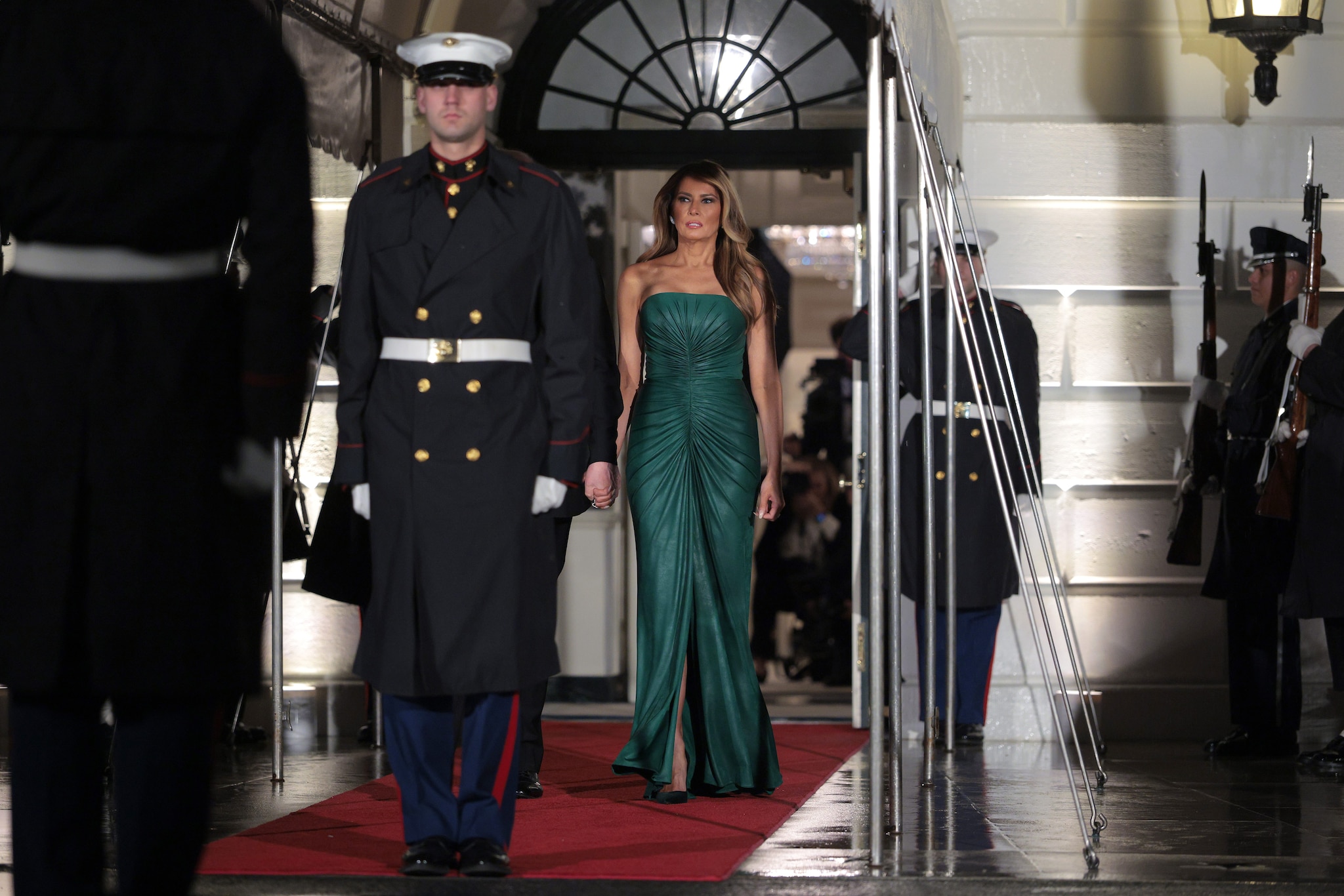 Melania Trump in Elie Saab