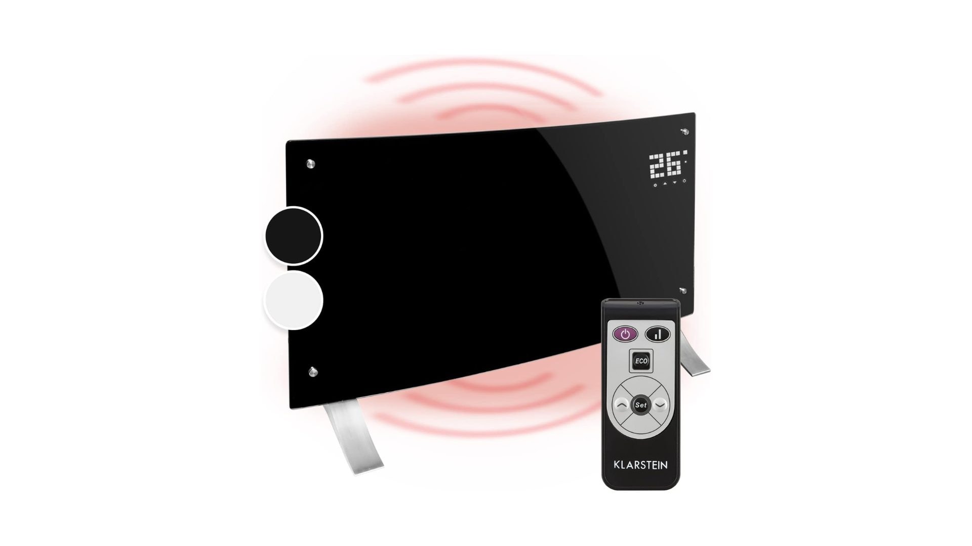 Stufa elettrica Klarstein Bornholm Curved