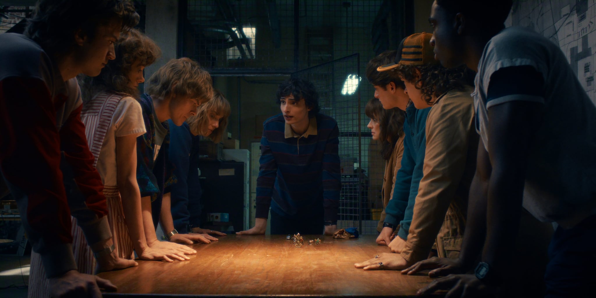 L’intero gruppo in una scena della quinta stagione di Stranger Things