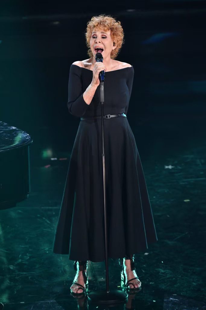 Ornella Vanoni in Dior, Sanremo 2021