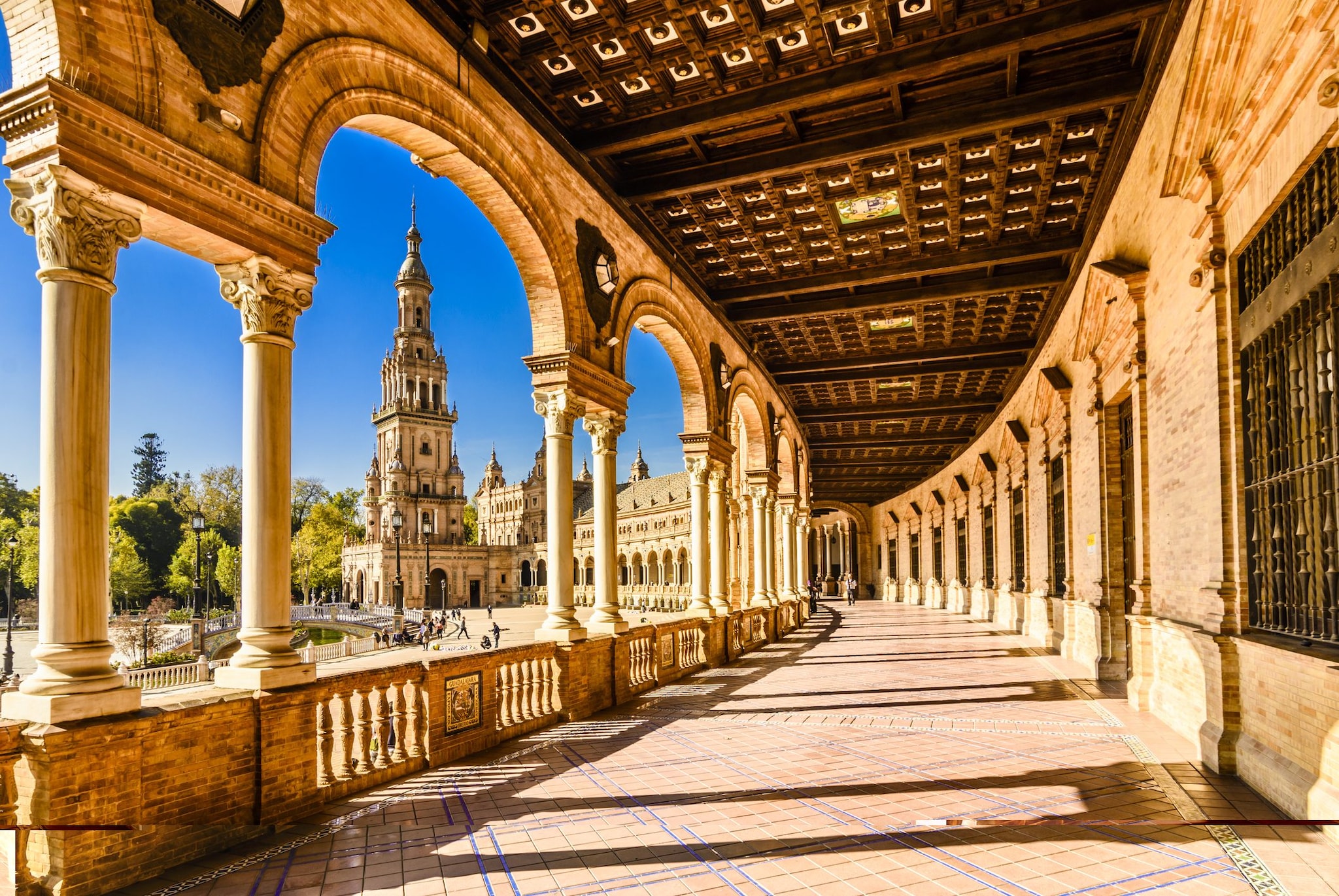 Plaza de espana Siviglia, Andalusia