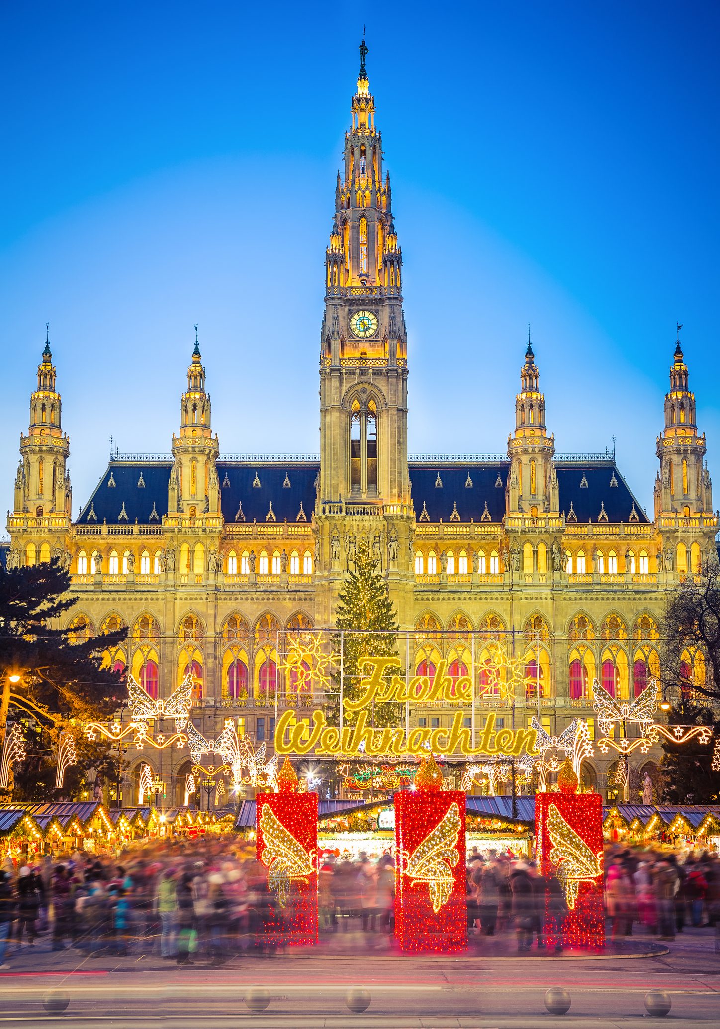 Rathaus e Mercatino di Natale a Vienna