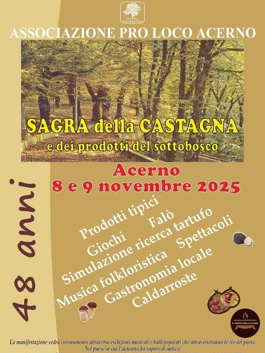 Sagra della Castagna e dei Prodotti del sottobosco di Acerno