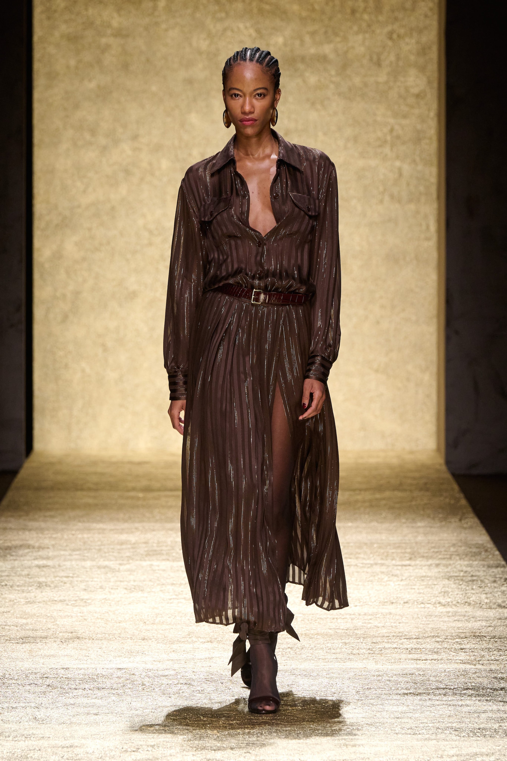 Chemisier con dettagli lucenti in lurex di Luisa Spagnoli