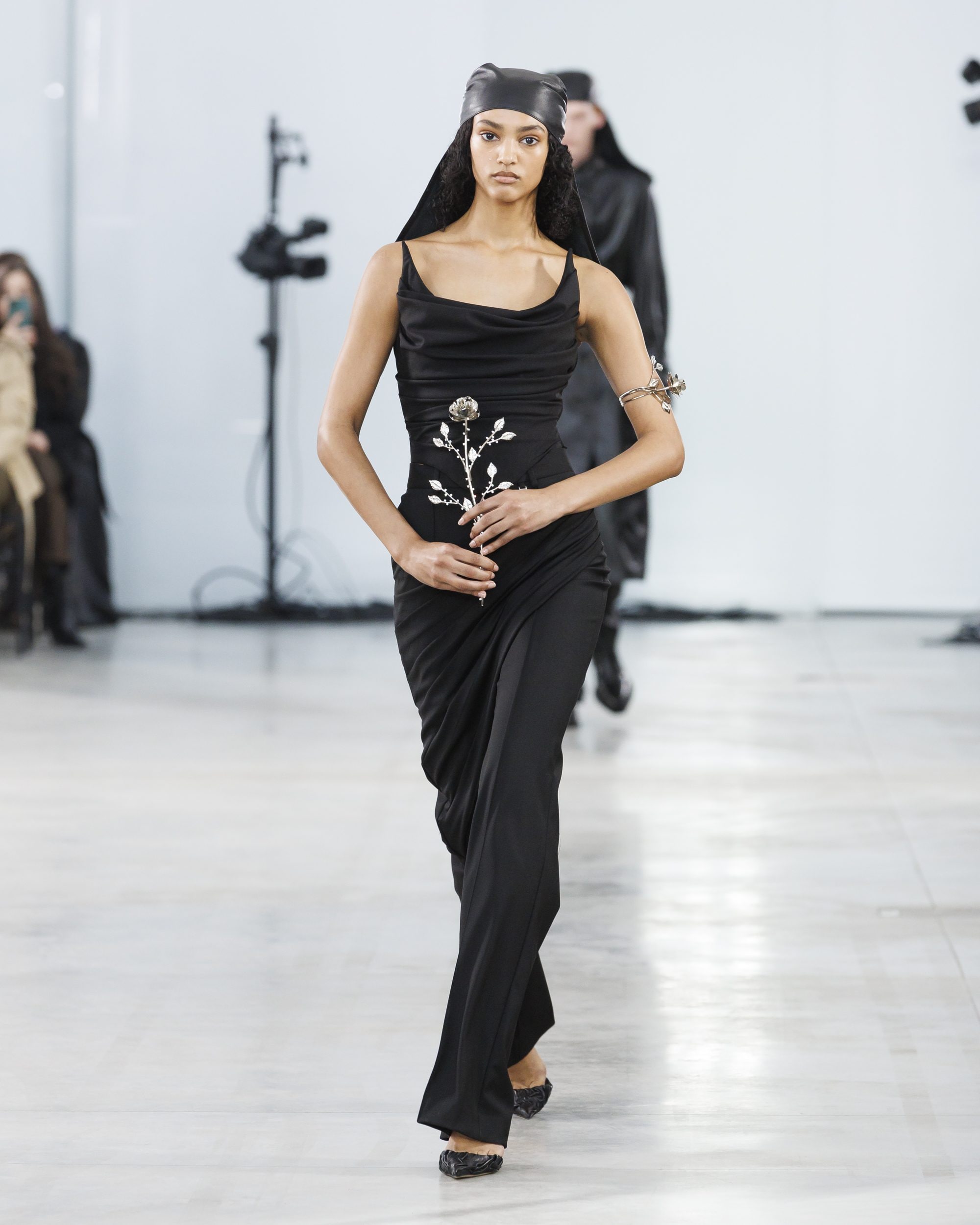 Abito lungo con drappeggi Giuseppe Di Morabito