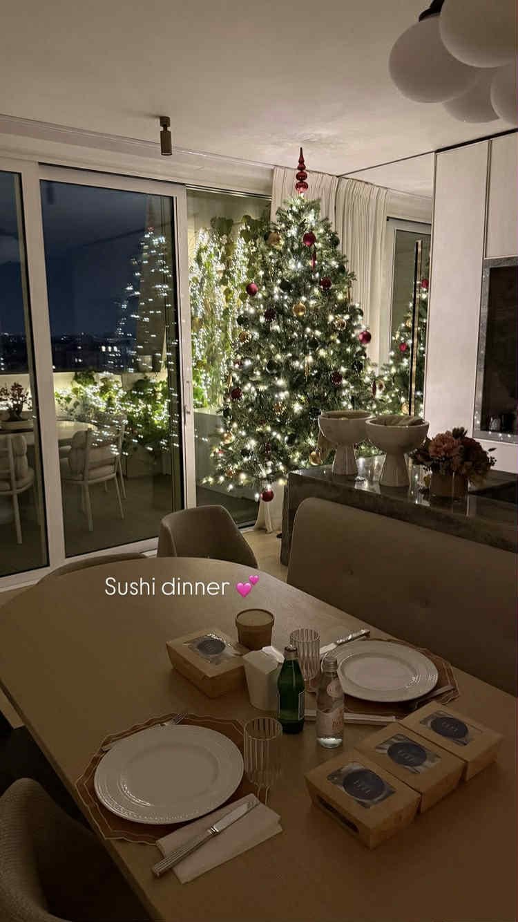 La casa di Chiara Ferragni addobbata per Natale