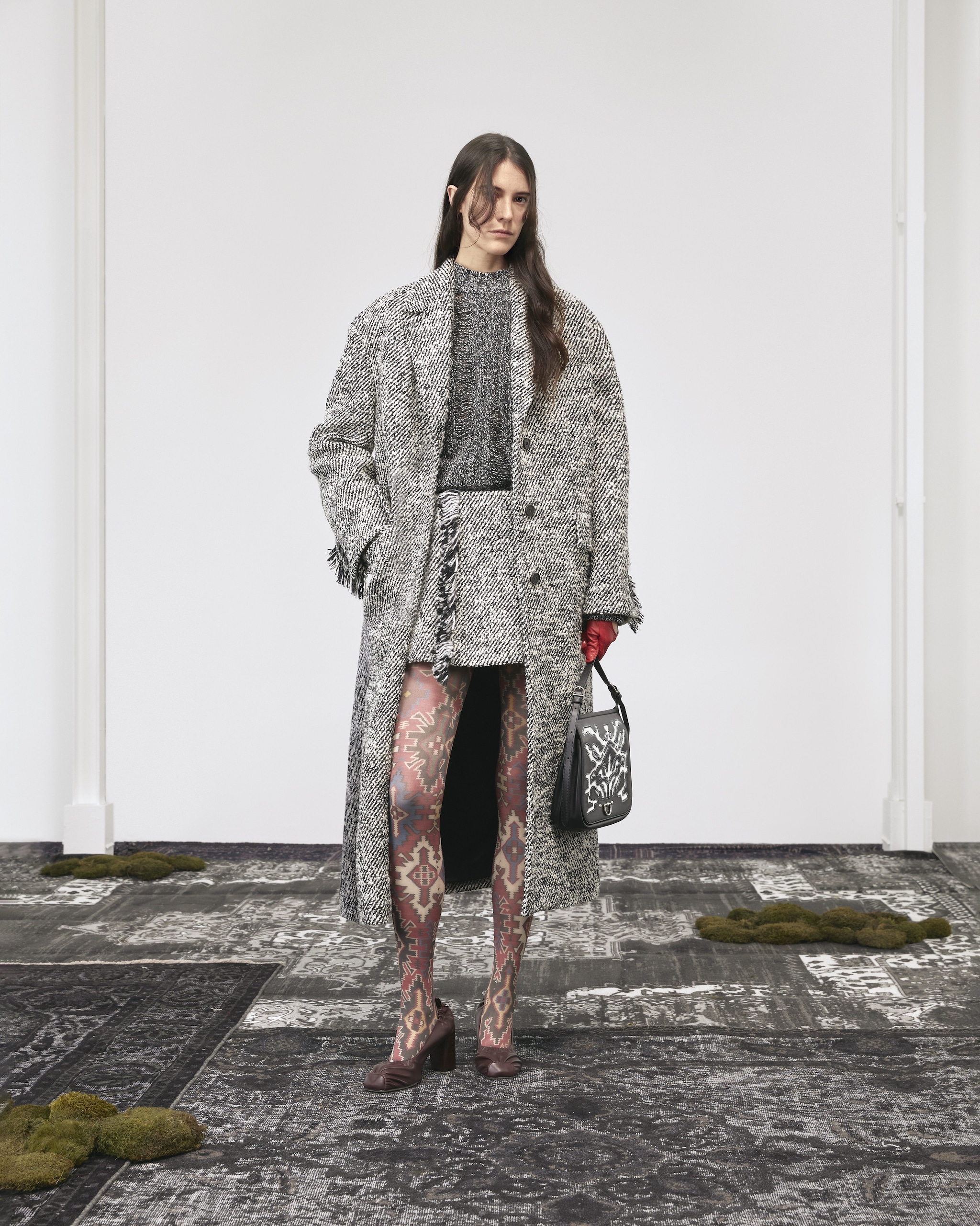 Cappotto melange Durazzi Milano