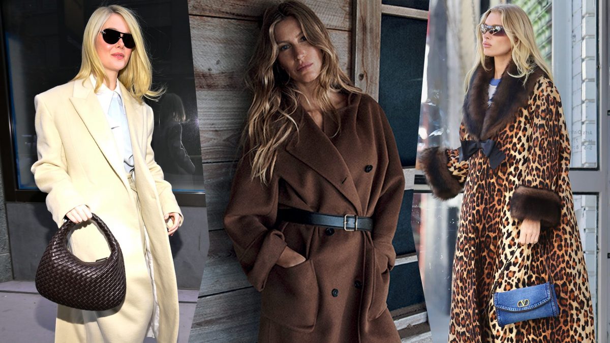 da sinistra Elle Fanning in Bottega Veneta, Gisele Bundchen in Marc O’Polo ed Elsa Hosk in Valentino