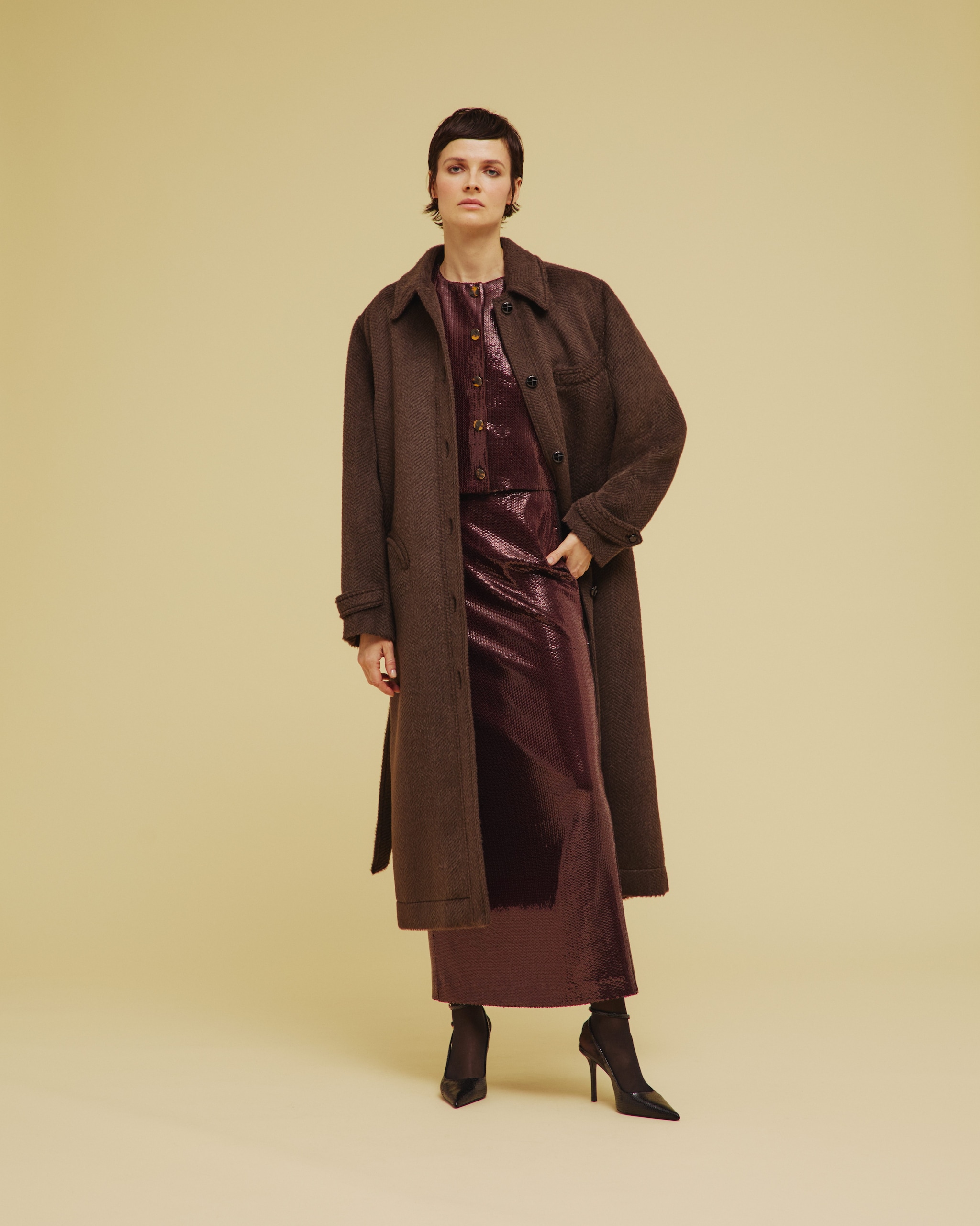 Cappotto marrone Blazé Milano